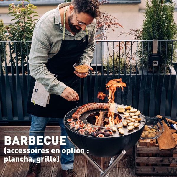 Le brasero plancha et barbecue Höfats sur Club Brasero 